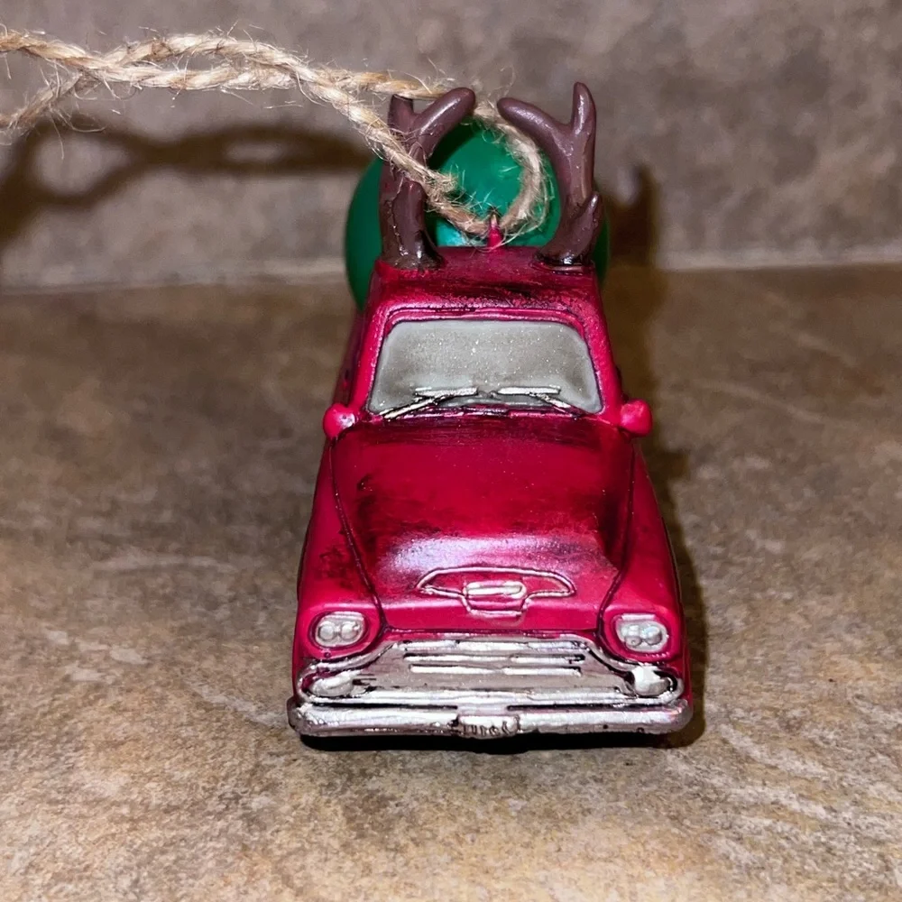 Christmas Truck Ornaments, Set of 3